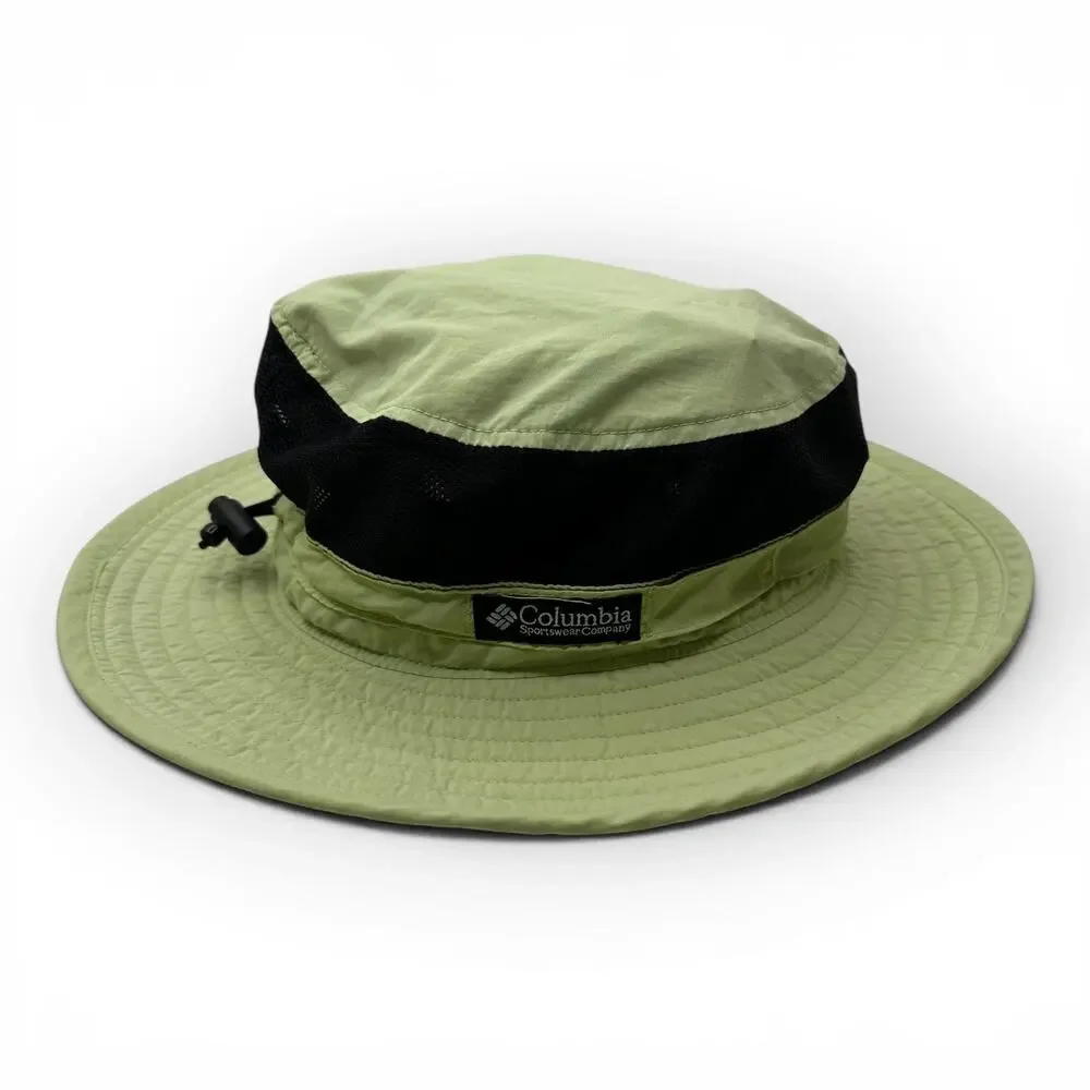 Columbia Sportswear Vtg Boonie Bucket Hat Sage Green Mesh Vented Unisex One Size